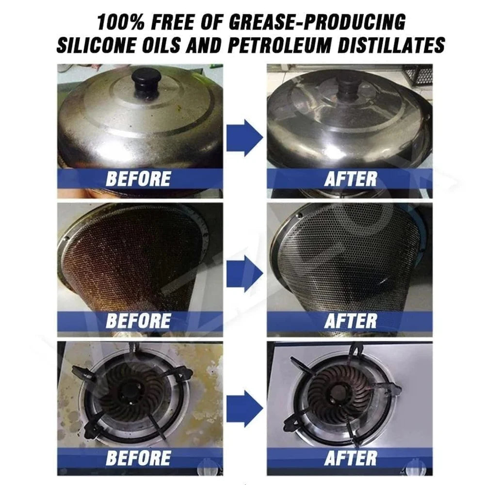 Kitchen Cleaner Foam Spray - Heavy Duty Oil & Grease Remover (500ml)